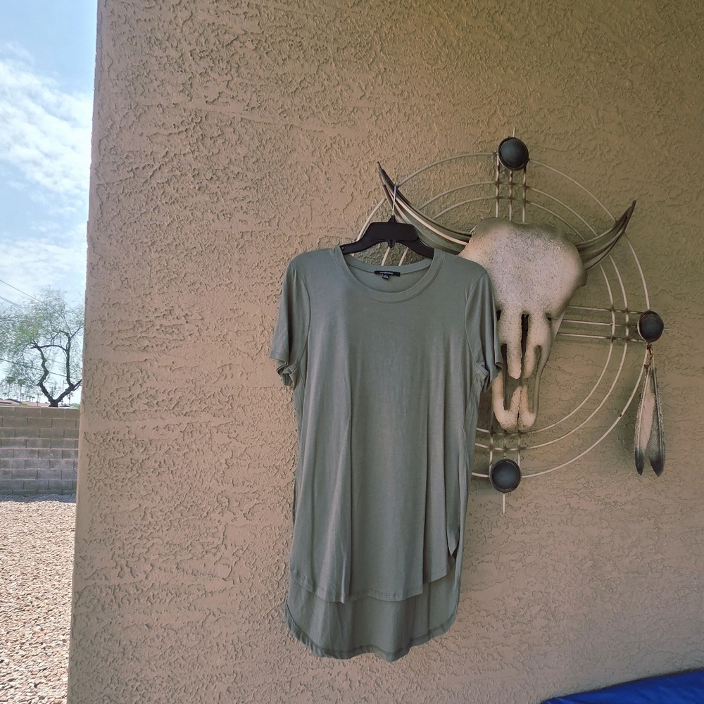 Short sleeve tunic top